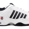 K-Swiss Chaussures De Tennis K Swiss Men Defier Rs White Dress Bluex Fiery Red