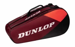 Sac De Tennis Dunlop CX-Club Black Red 6 Raquets