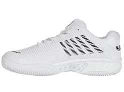 K-Swiss Chaussures De Tennis K Swiss Men Hypercourt Express 2 HB White Black -Tennis Gear Soldes 06614102m 06614 102.04