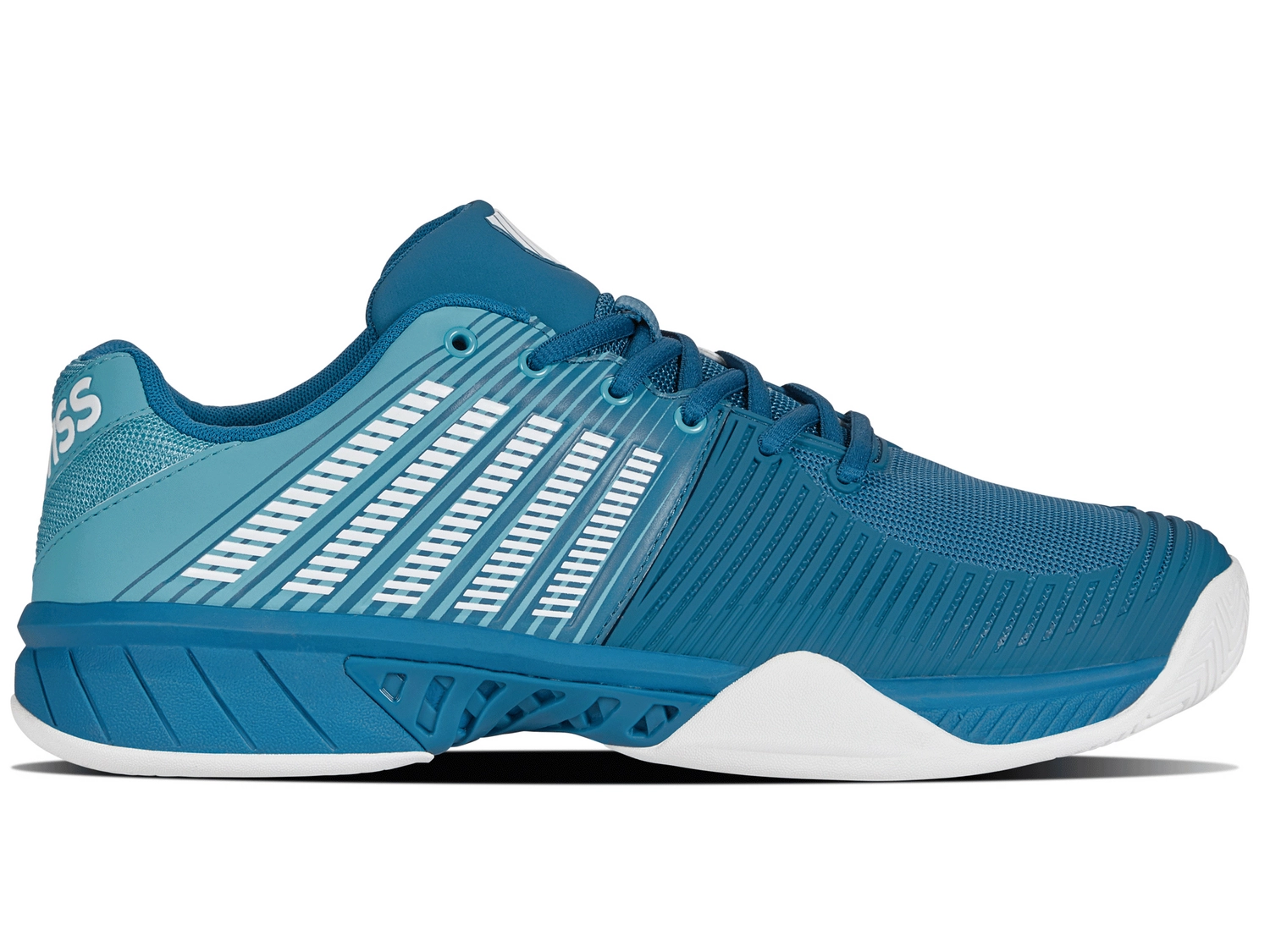 K-Swiss Chaussures De Tennis K Swiss Men Express Light 2 Celestial Scuba Blue Brilliant White 1 K-Swiss Chaussures De Tennis K Swiss Men Express Light 2 Celestial Scuba Blue Brilliant White