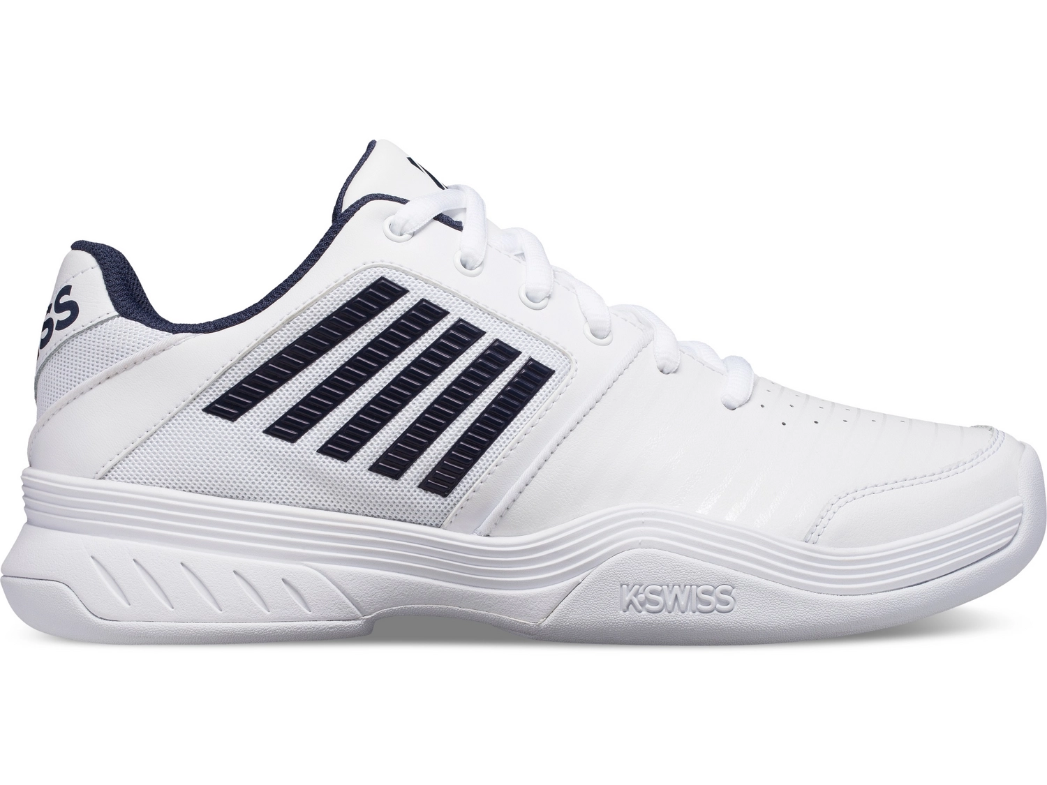 K-Swiss Chaussure De Tennis K Swiss Men Court Express Carpet White Navy 1 K-Swiss Chaussure De Tennis K Swiss Men Court Express Carpet White Navy