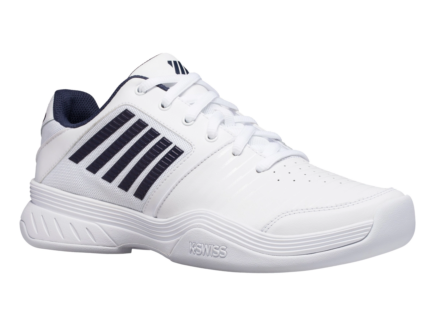 K-Swiss Chaussure De Tennis K Swiss Men Court Express Carpet White Navy 2 K-Swiss Chaussure De Tennis K Swiss Men Court Express Carpet White Navy – Image 2