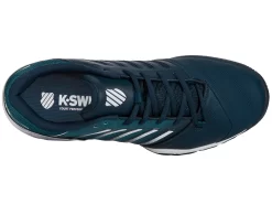 K-Swiss Chaussures De Tennis K Swiss Men Bigshot Light 4 Reflecting Pond Colonial Blue White -Tennis Gear Soldes 06989 436.06