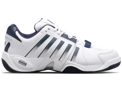 K-Swiss Chaussures De Tennis K Swiss Men Accomplish IV White Peacoat Silver