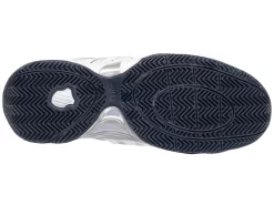 K-Swiss Chaussures De Tennis K Swiss Men Accomplish IV White Peacoat Silver -Tennis Gear Soldes 07387 177.05