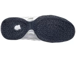 K-Swiss Chaussures De Tennis K Swiss Men Accomplish IV Omni White Peacoat Silver -Tennis Gear Soldes 07388 177.05