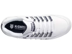 K-Swiss Chaussures De Tennis K Swiss Men Court Prestir Omni White Navy -Tennis Gear Soldes 07390 109.06