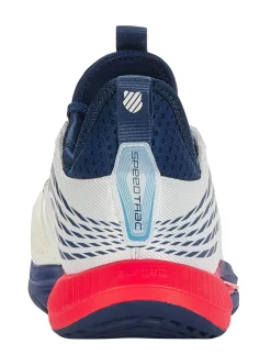 K-Swiss Chaussures De Tennis K Swiss Men Speed Trac Blanc Opal Lollipop -Tennis Gear Soldes 07392 146.03