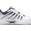 K-Swiss Chaussures De Tennis K Swiss Men Receiver V White Peacoat Silver