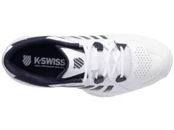 K-Swiss Chaussures De Tennis K Swiss Men Receiver V Omni White Peacoat Silver 13 K-Swiss Chaussures De Tennis K Swiss Men Receiver V Omni White Peacoat Silver -Tennis Gear Soldes 07394 177.06