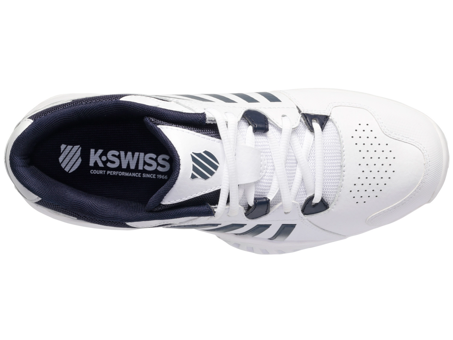 K-Swiss Chaussures De Tennis K Swiss Men Receiver V Omni White Peacoat Silver 7 K-Swiss Chaussures De Tennis K Swiss Men Receiver V Omni White Peacoat Silver – Image 7