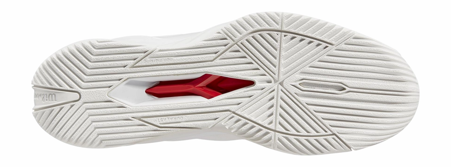 Chaussures De Tennis Wilson Men Rush Pro 4.0 White White Black 3 Chaussures De Tennis Wilson Men Rush Pro 4.0 White White Black – Image 3