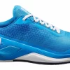 Chaussures De Tennis Wilson Men Rush Pro 4.0 Clay French Blue White Navy Blazer