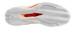 Chaussures De Tennis Wilson Women Rush Pro 4.0 Clay White Peach Parfait Infrared -Tennis Gear Soldes 17926041782452