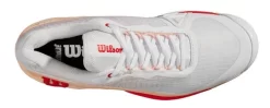 Chaussures De Tennis Wilson Women Rush Pro 4.0 Clay White Peach Parfait Infrared -Tennis Gear Soldes 17926041782456