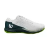 Chaussures De Tennis Wilson Men Rush Pro Ace Argile Clay White Ponderosa Jas Green