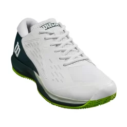 Chaussures De Tennis Wilson Men Rush Pro Ace Argile Clay White Ponderosa Jas Green -Tennis Gear Soldes 1792637wrs3319801rushproaceccmenswhiteponderosajasminegreenpnghigh res