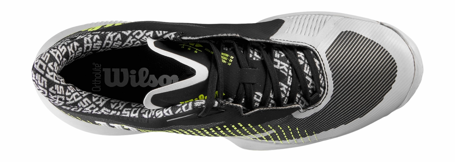 Chaussures De Tennis Wilson Homme Kaos Swift 1.5 2024 Pearl Blue Black Safety Yellow 4 Chaussures De Tennis Wilson Homme Kaos Swift 1.5 2024 Pearl Blue Black Safety Yellow – Image 4