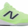 Chaussures De Tennis New Balance Femme Fuelcell 996V5 Clay Bleached Lime Glo White