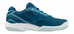 Chaussures De Tennis Mizuno Homme Break Shot 4 CC Moroccan Blue White Blue Glow -Tennis Gear Soldes 1843400sh61gc23252703 no bg