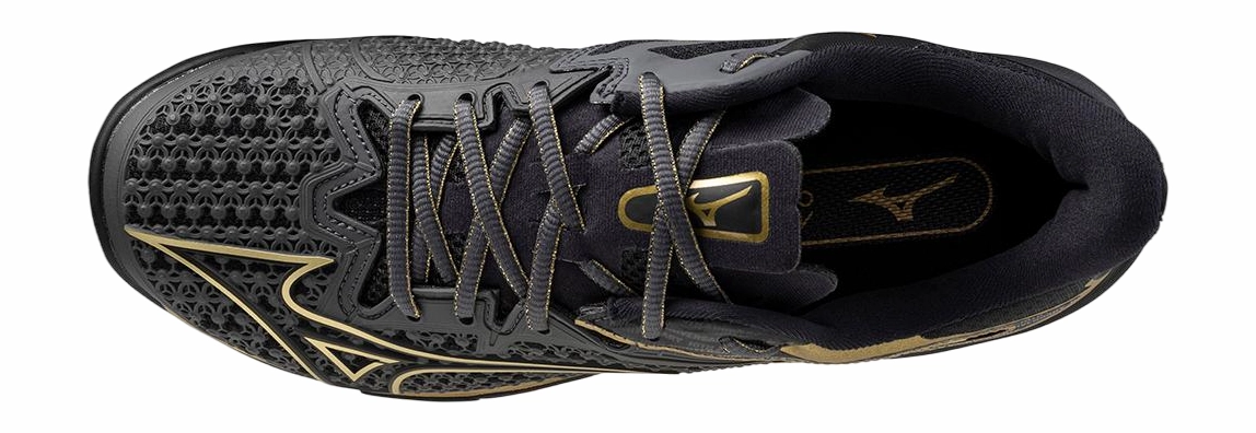 Chaussures De Tennis Mizuno Homme Wave Exceed Tour 6 CC 10ème Iron Gate/Gold/Black 4 Chaussures De Tennis Mizuno Homme Wave Exceed Tour 6 CC 10ème Iron Gate/Gold/Black – Image 4