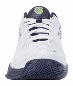 Chaussures De Tennis K-Swiss Men Hypercourt Express 2 White Peacoat Silver -Tennis Gear Soldes 184721606613 17702 no bg