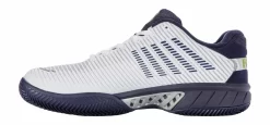 Chaussures De Tennis K-Swiss Men Hypercourt Express 2 HB White Peacoat Silver -Tennis Gear Soldes 184721906614 17704 no bg