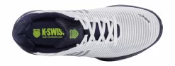 Chaussures De Tennis K-Swiss Men Hypercourt Express 2 HB White Peacoat Silver -Tennis Gear Soldes 184721906614 17706 no bg