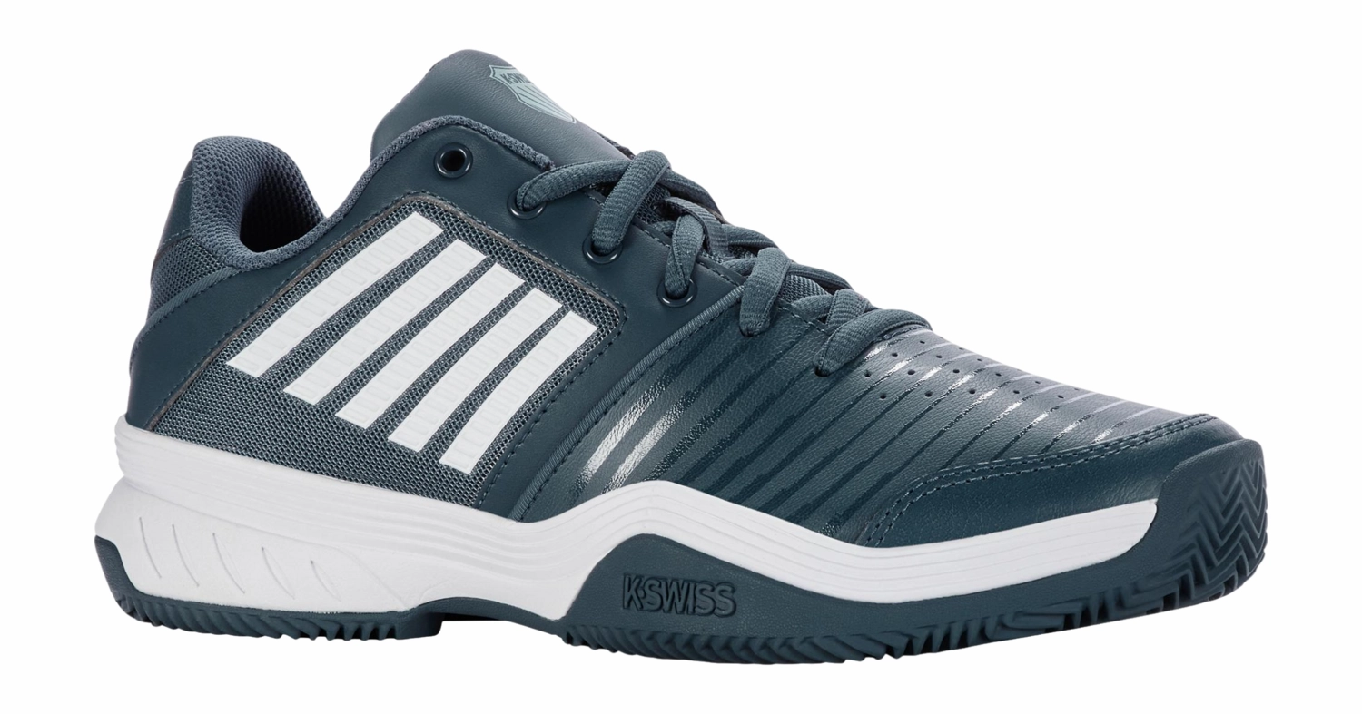 Chaussures De Tennis K-Swiss Men Court Express HB Indian Teal White Aqua Splash 2 Chaussures De Tennis K-Swiss Men Court Express HB Indian Teal White Aqua Splash – Image 2