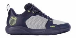 Chaussures De Tennis K-Swiss Men Ultrashot Team Peacoat Gray Violet Lime Green