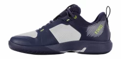 Chaussures De Tennis K-Swiss Men Ultrashot Team Peacoat Gray Violet Lime Green -Tennis Gear Soldes 184722807395 49004 no bg