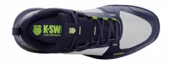 Chaussures De Tennis K-Swiss Men Ultrashot Team Peacoat Gray Violet Lime Green -Tennis Gear Soldes 184722807395 49006 no bg