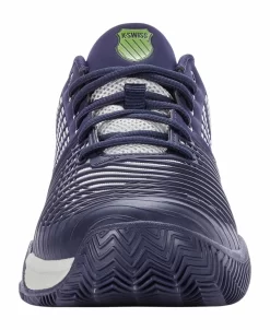 Chaussures De Tennis K-Swiss Men Express Light 3 HB Peacoat Gray Violet Lime Green -Tennis Gear Soldes 184724008563 49002 no bg
