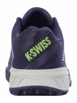 Chaussures De Tennis K-Swiss Men Express Light 3 HB Peacoat Gray Violet Lime Green -Tennis Gear Soldes 184724008563 49003 no bg
