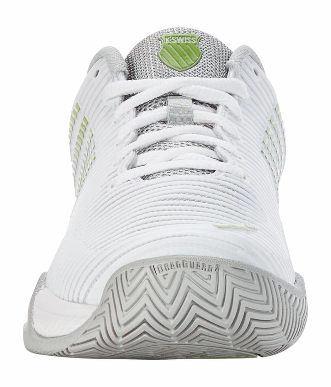 Chaussures De Tennis K-Swiss Women Hypercourt Express 2 White Gray Violet Lime Green 3 Chaussures De Tennis K-Swiss Women Hypercourt Express 2 White Gray Violet Lime Green – Image 3