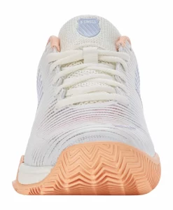 Chaussures De Tennis K-Swiss Women Hypercourt Express 2 HB Star White Peach Fuzz Heather -Tennis Gear Soldes 184728296614 16502 no bg
