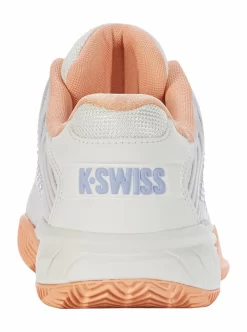 Chaussures De Tennis K-Swiss Women Hypercourt Express 2 HB Star White Peach Fuzz Heather -Tennis Gear Soldes 184728296614 16503 no bg