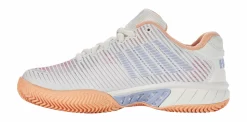 Chaussures De Tennis K-Swiss Women Hypercourt Express 2 HB Star White Peach Fuzz Heather -Tennis Gear Soldes 184728296614 16504 no bg