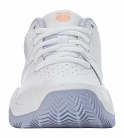 K-Swiss Chaussures De Tennis K Swiss Women Court Express HB White Heather Peach Fuzz -Tennis Gear Soldes 184728896750 95802 no bg