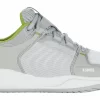 Chaussures De Tennis K-Swiss Women Ultrashot Team Gris Violet Blanc Vert Lime