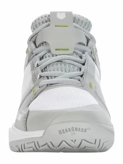 Chaussures De Tennis K-Swiss Women Ultrashot Team Gris Violet Blanc Vert Lime -Tennis Gear Soldes 184729197395 03402 no bg