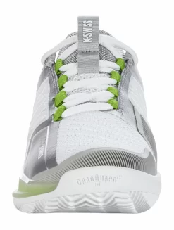 Chaussures De Tennis K-Swiss Women Ultrashot 3 HB White Gray Violet Lime Green -Tennis Gear Soldes 184729498415 95602 no bg no bg no bg