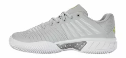 Chaussures De Tennis K-Swiss Women Express Light 3 HB Gray Violet White Lime Green -Tennis Gear Soldes 184730098563 03404 no bg