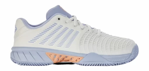 Chaussures De Tennis K-Swiss Women Express Light 3 HB Star White Heather Peach Fuzz -Tennis Gear Soldes 184730398563 13100 no bg