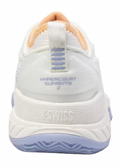 Chaussures De Tennis K-Swiss Women Hypercourt Supreme 2 HB Star White Heather Peach Fuzz -Tennis Gear Soldes 184730999072 13103 no bg