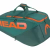 Sac De Tennis HEAD Pro Racquet Bag 12R Dark Cyan Fluo Orange