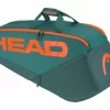 Sac De Tennis HEAD Pro Racquet Bag 6R Dark Cyan Fluo Orange