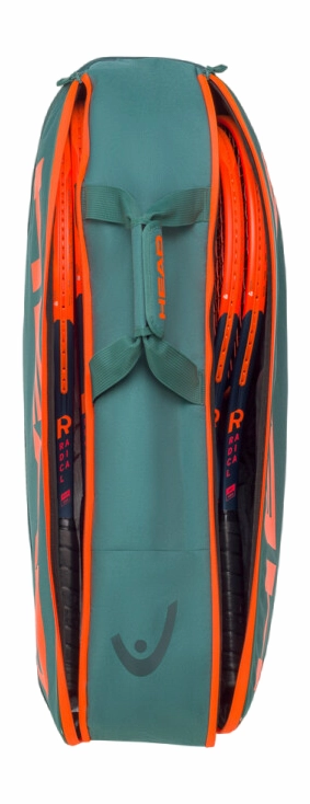 Sac De Tennis HEAD Pro Racquet Bag 6R Dark Cyan Fluo Orange 4 Sac De Tennis HEAD Pro Racquet Bag 6R Dark Cyan Fluo Orange – Image 4
