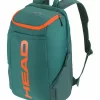 Sac à Dos De Tennis HEAD Pro X Backpack 28L Dark Cyan Fluo Orange