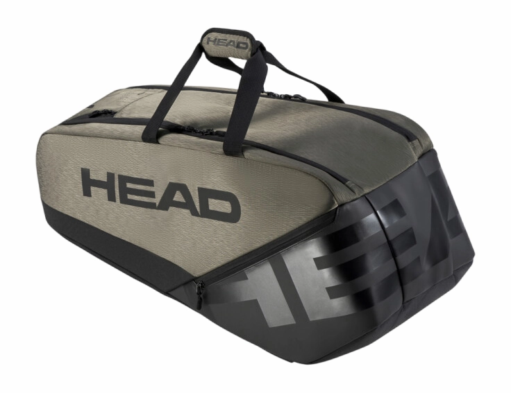 Sac De Tennis HEAD Pro X Racquet Bag 9R Thyme Black 1 Sac De Tennis HEAD Pro X Racquet Bag 9R Thyme Black